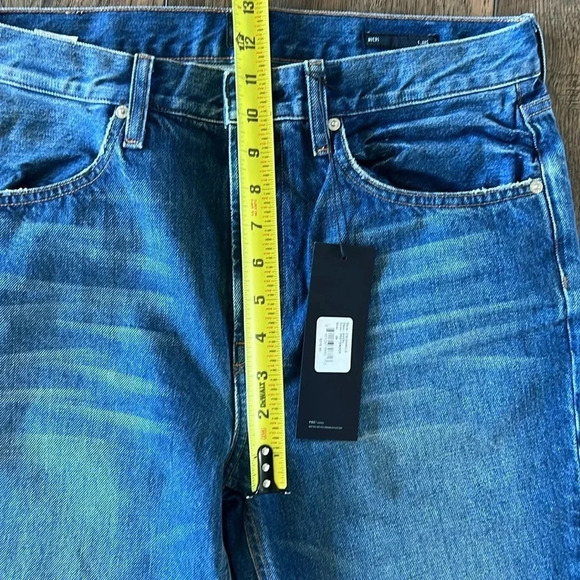 NWT Edwin Anthropology Averi Flare Pretender Wash Jeans Size 29 High-Rise - Picture 9 of 13